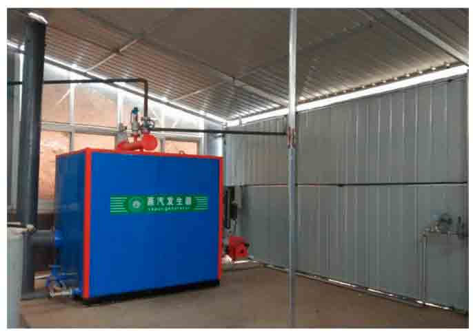 湖北卧式燃油气蒸汽发生器客户现场